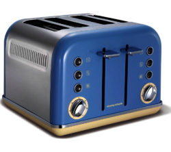 Morphy Richards Accents 242007 4-Slice Toaster - Cornflower Blue